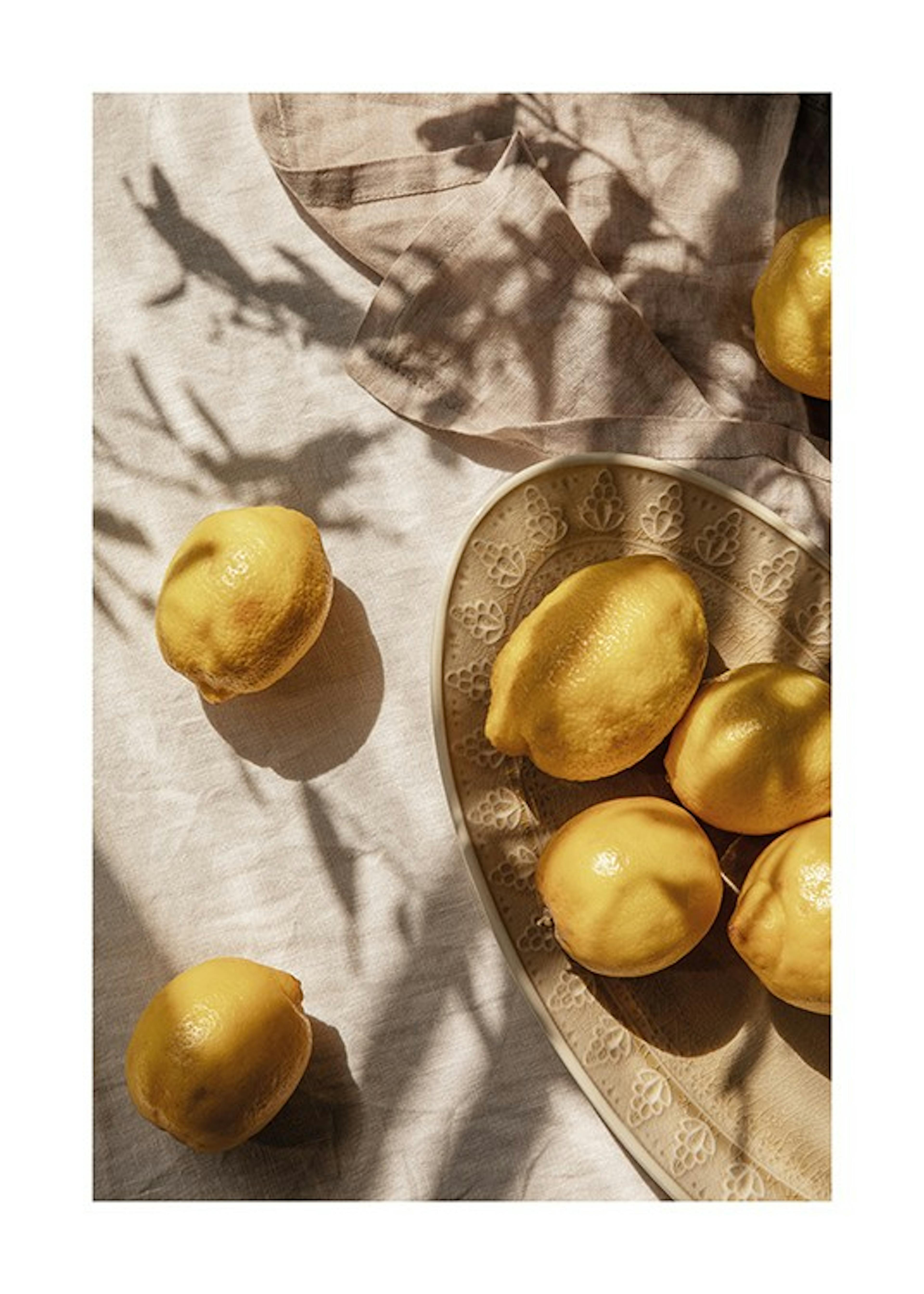 Lemons In Sunlight Print