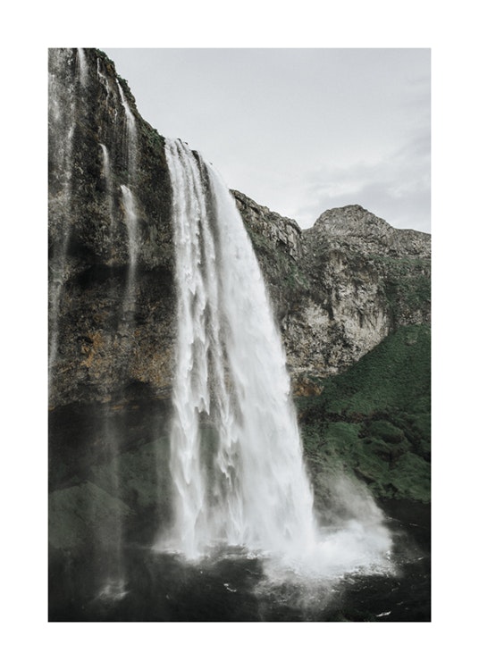 Majestic Waterfall Poster 0
