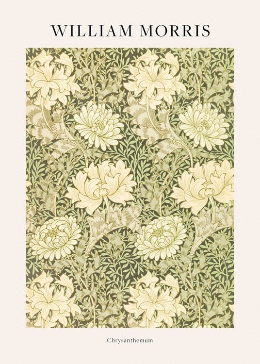 William Morris - Chrysanthemum Plakát 0