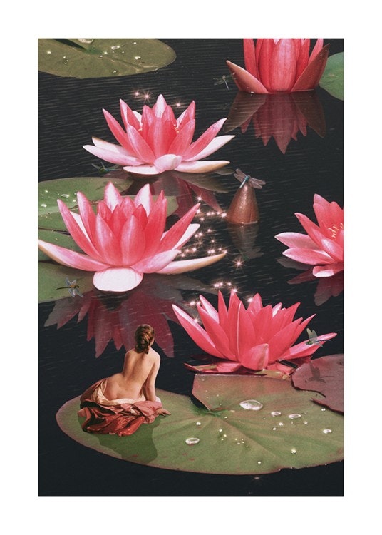 Water Lily Nymph Poster 0
