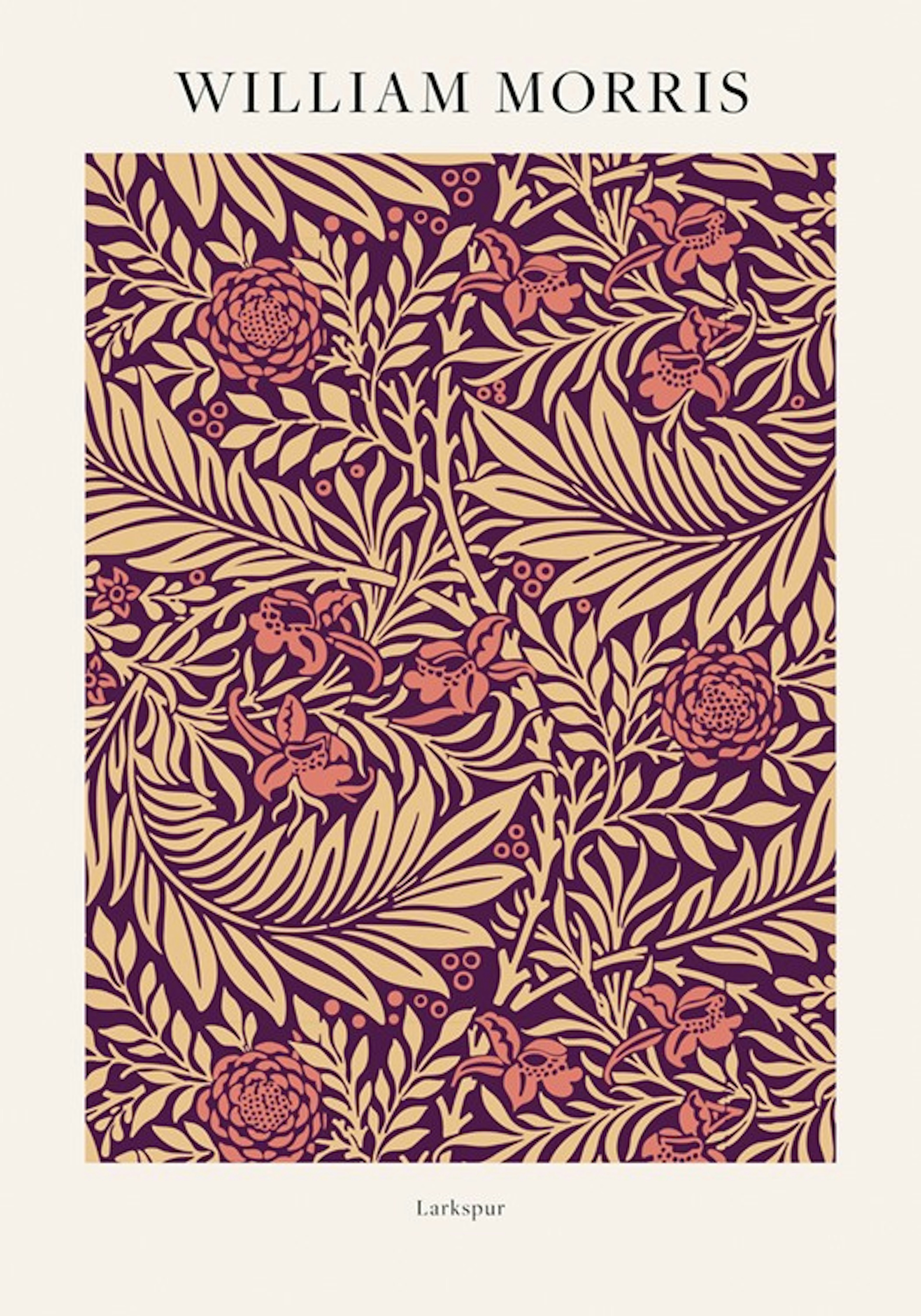 William Morris - Larkspur No2 Plakat 0
