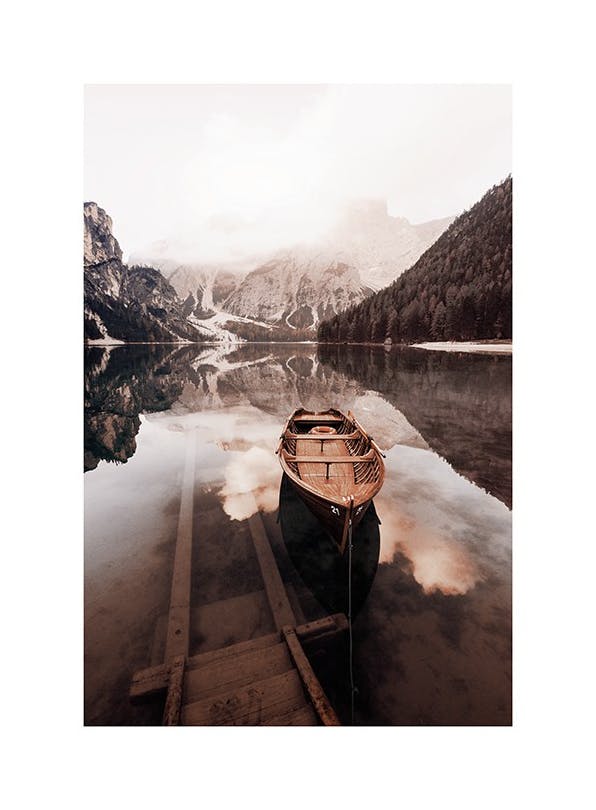 Calming Lake Plakat (30x40 cm)- Zdjęcia natury