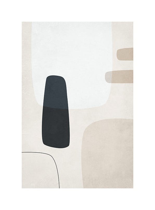 Graphic Neutrals No2 Poster (50x70 cm) - Grafikposter