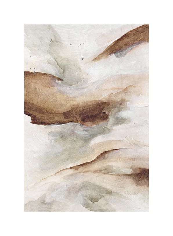 Abstract Flow No2 Poster (70x100 cm)- Arte astratta