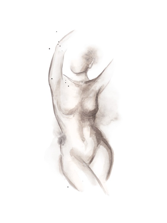 Body Sketch No1 Affiche 0