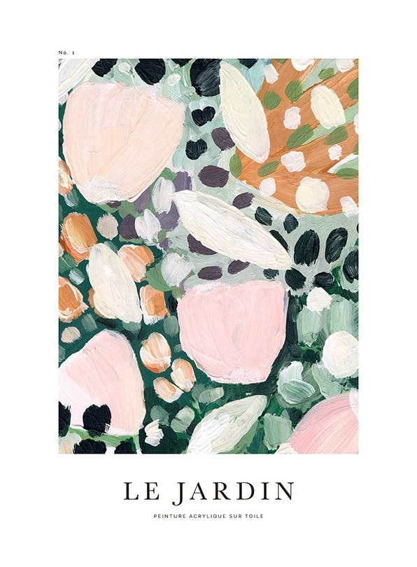Acrylic Garden No1 Print (21x30 cm)