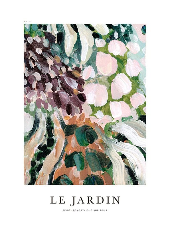 Acrylic Garden No2 Affiche (21x30 cm)