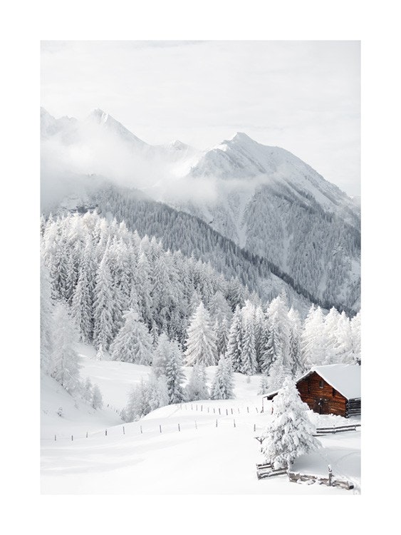 Snowy Landscape Plakat 0