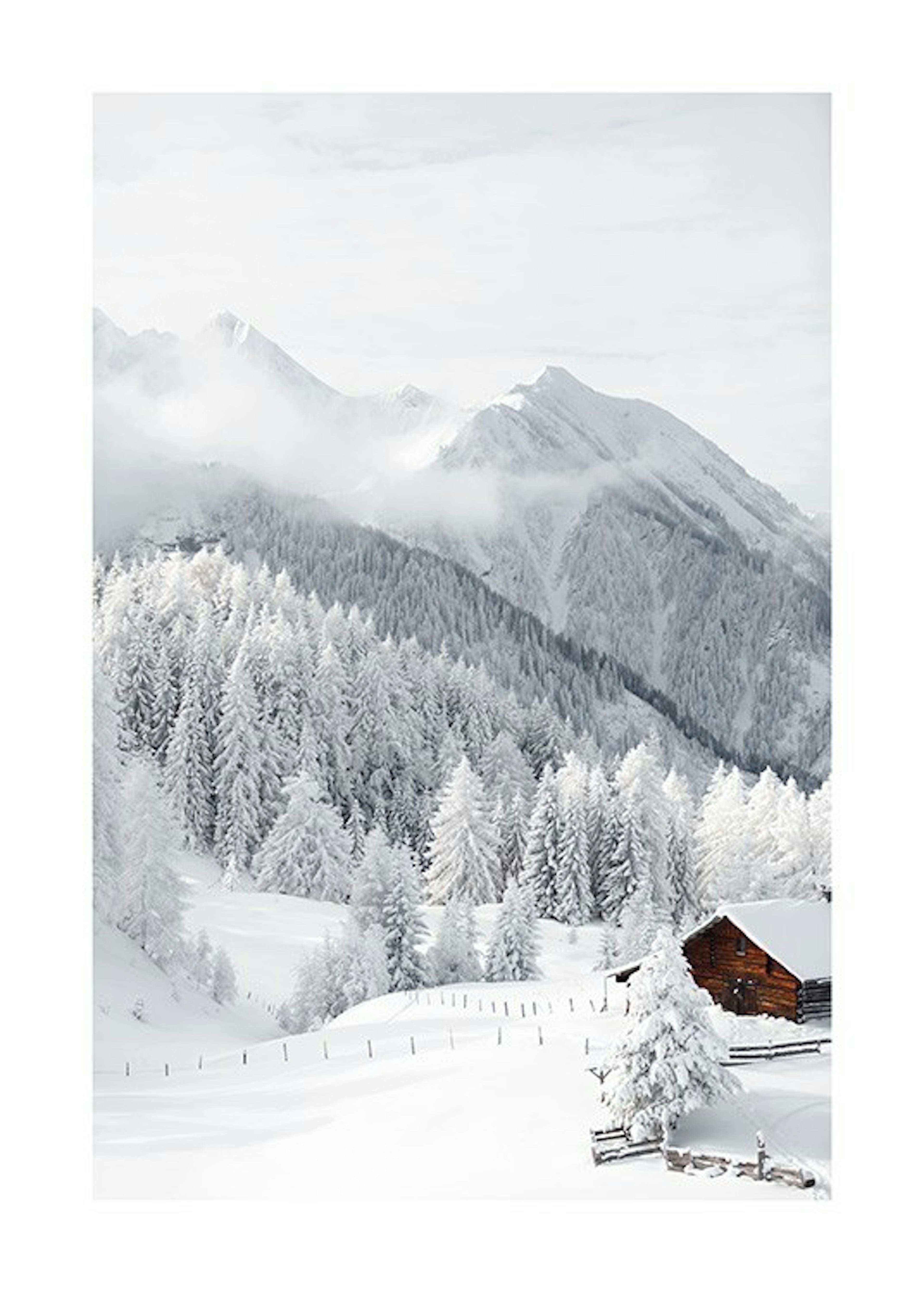 Snowy Landscape Print 0