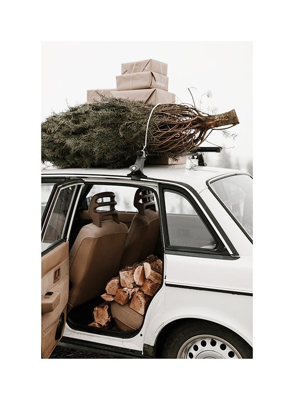 Holiday Car Plakat (30x40 cm)-Plakaty