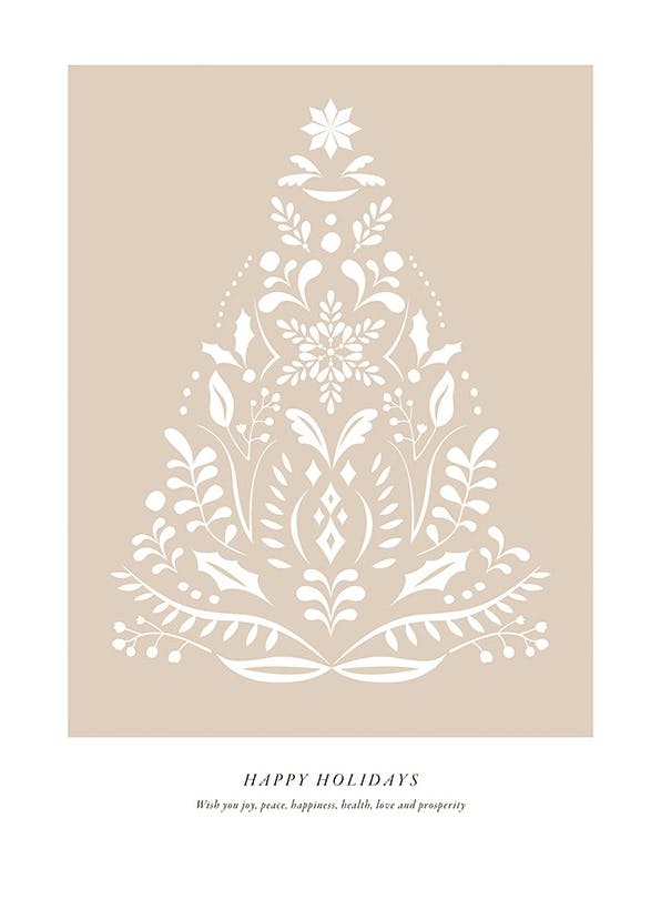 Happy Holidays No1 Affiche (13x18 cm)