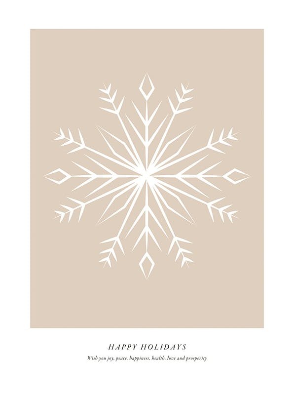 Happy Holidays No2 Print (30x40 cm)