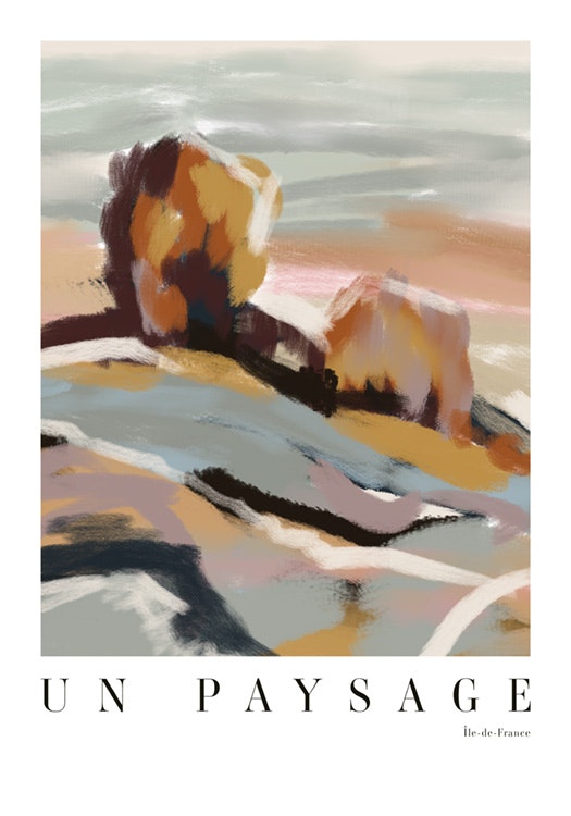 French Landscape No2 Poster 0