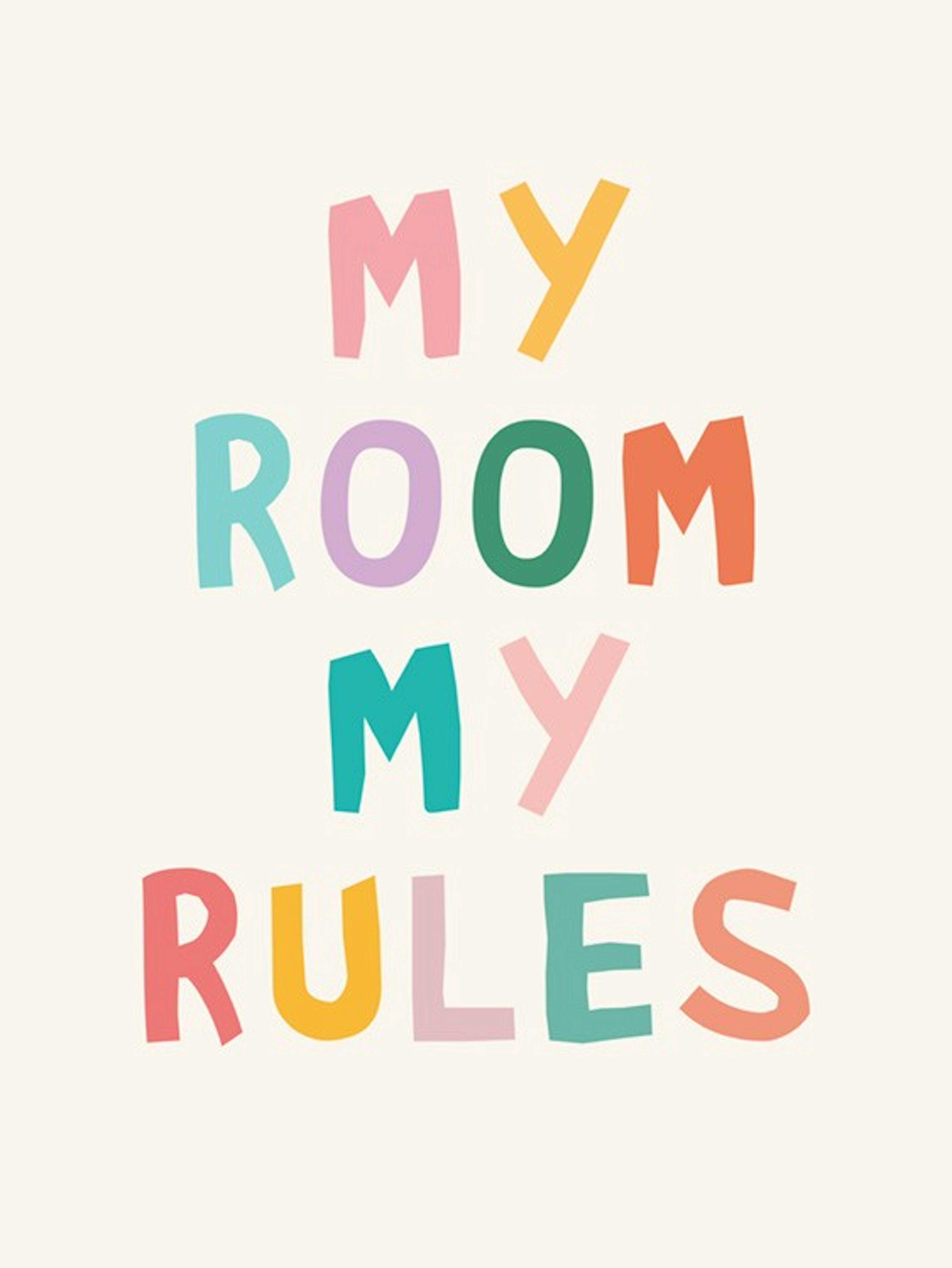 My Room My Rules Print 0