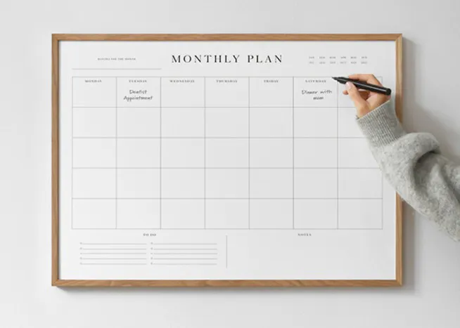 Monthly Planner Plakát 0