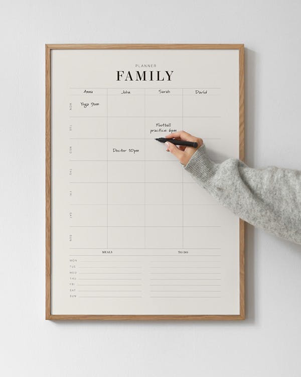 Weekly Family Planner 포스터 0