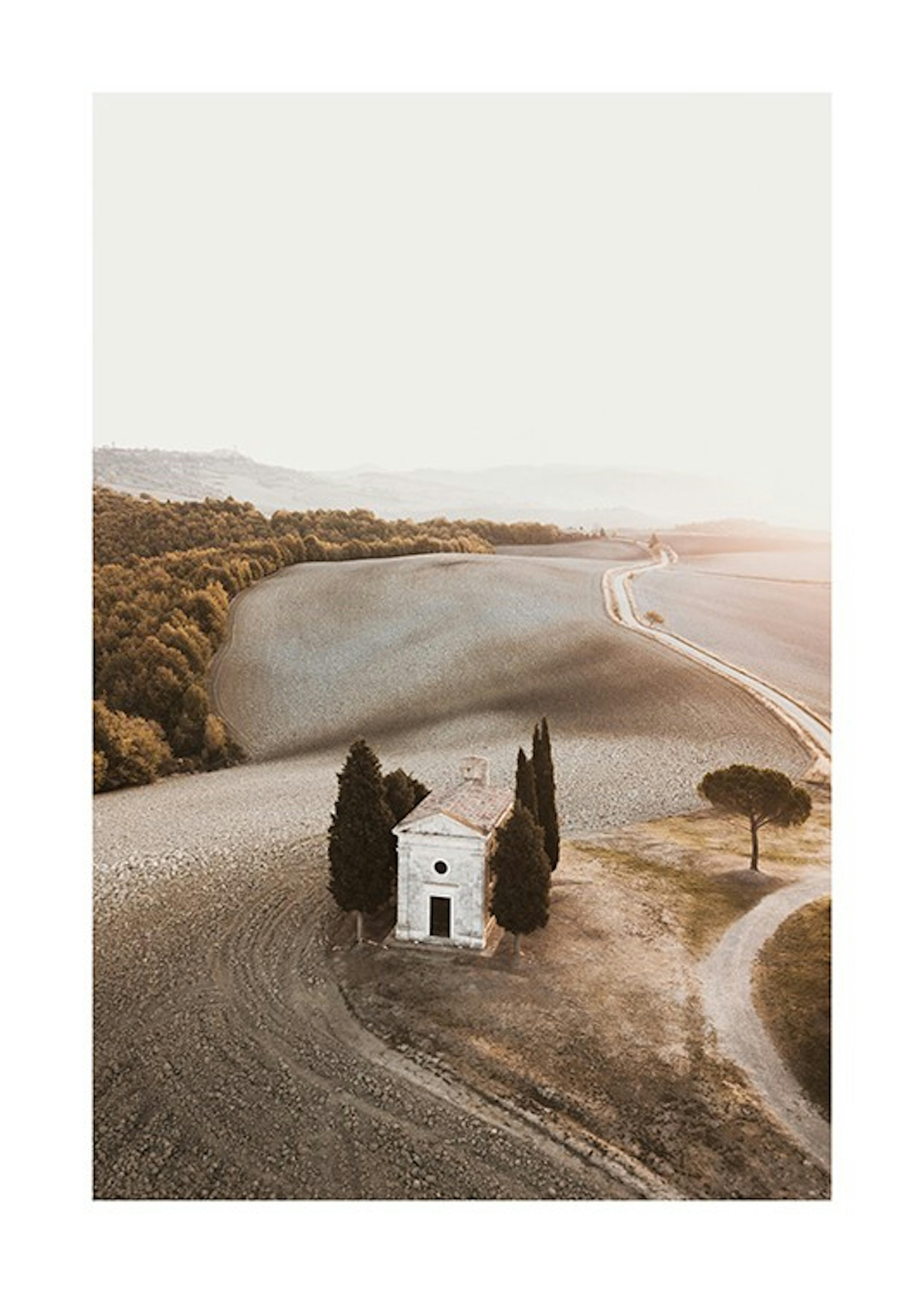 Chapel in Tuscany Print