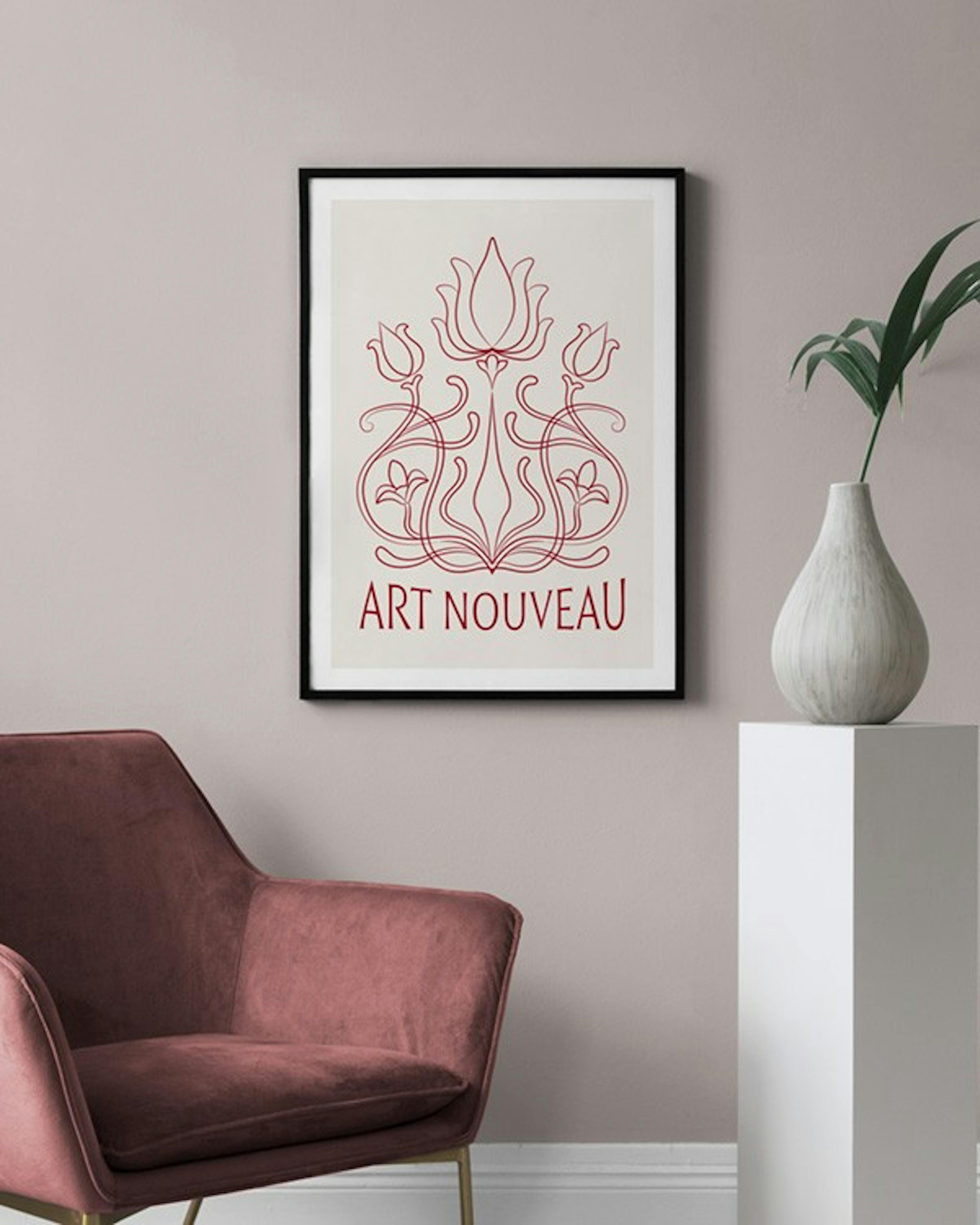 Art Nouveau No1 Affiche