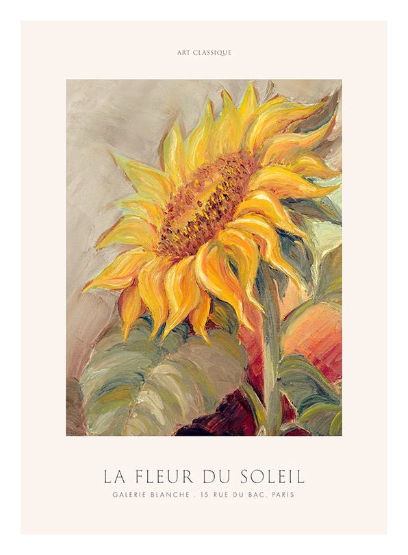 The Sunflower Print (30x40 cm)