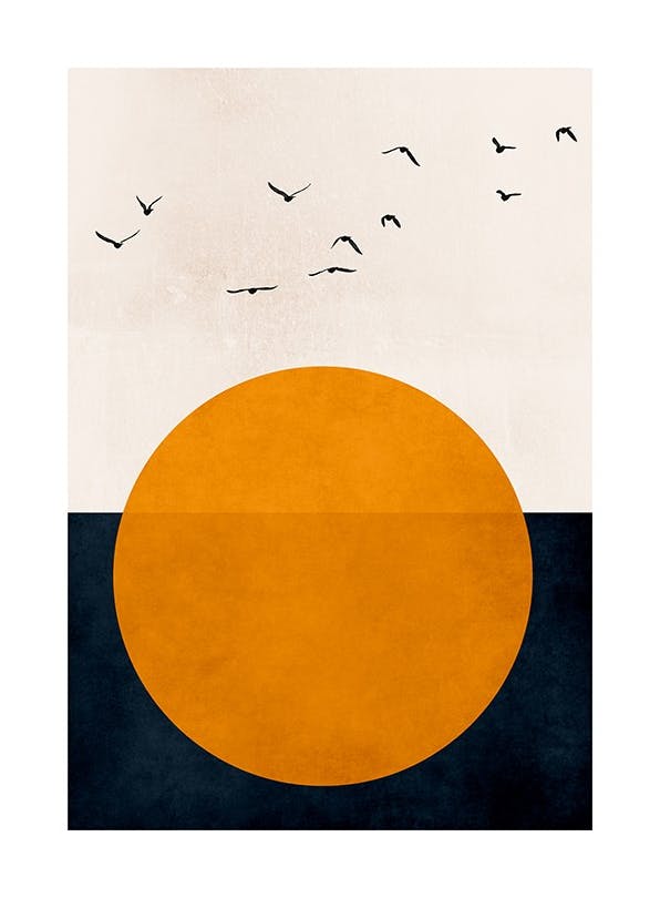 Boris Draschoff / Kubistika - Melody of Life Affiche (50x70 cm) - Affiches art graphique