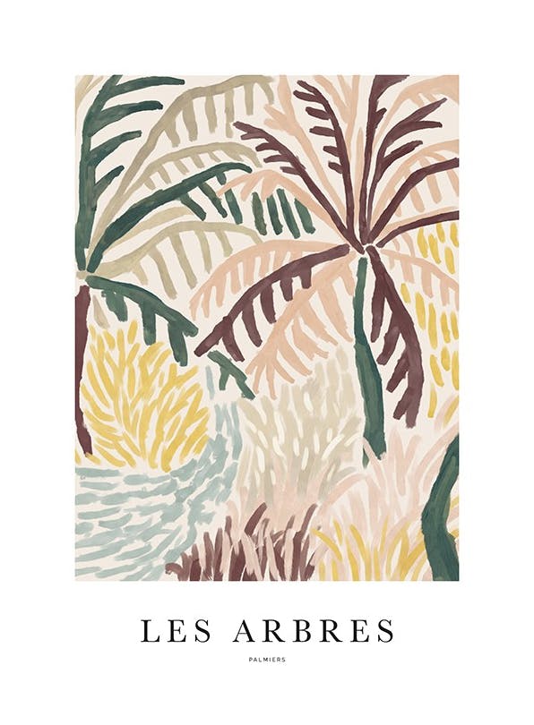 Les Arbres Affiche (30x40 cm)