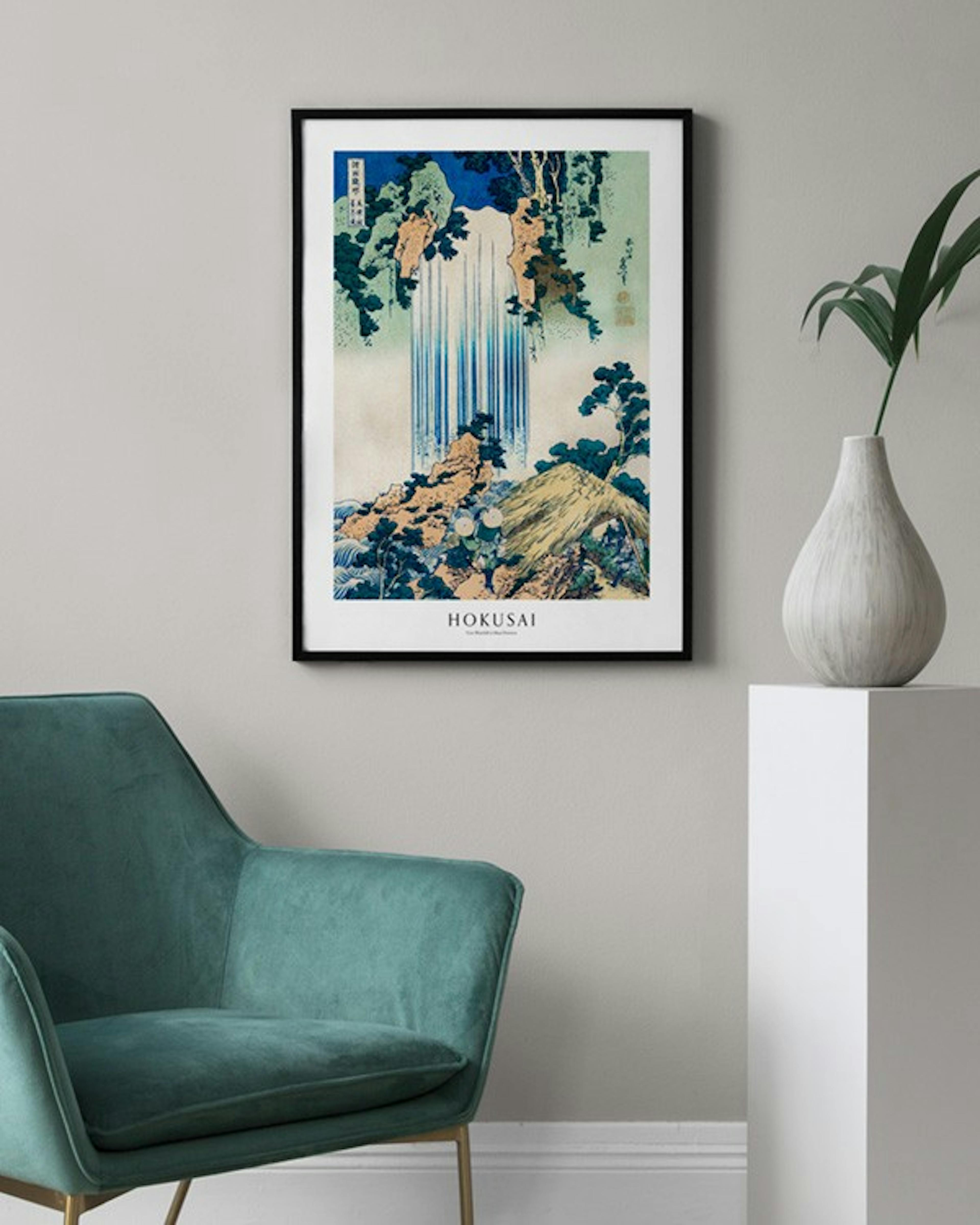 Hokusai - Yoro Waterfall in Mino Province Print