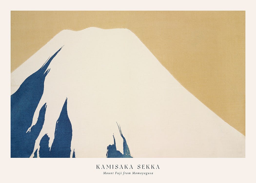 Kamisaka Sekka - Mount Fuji from Momoyogusa Poster 0