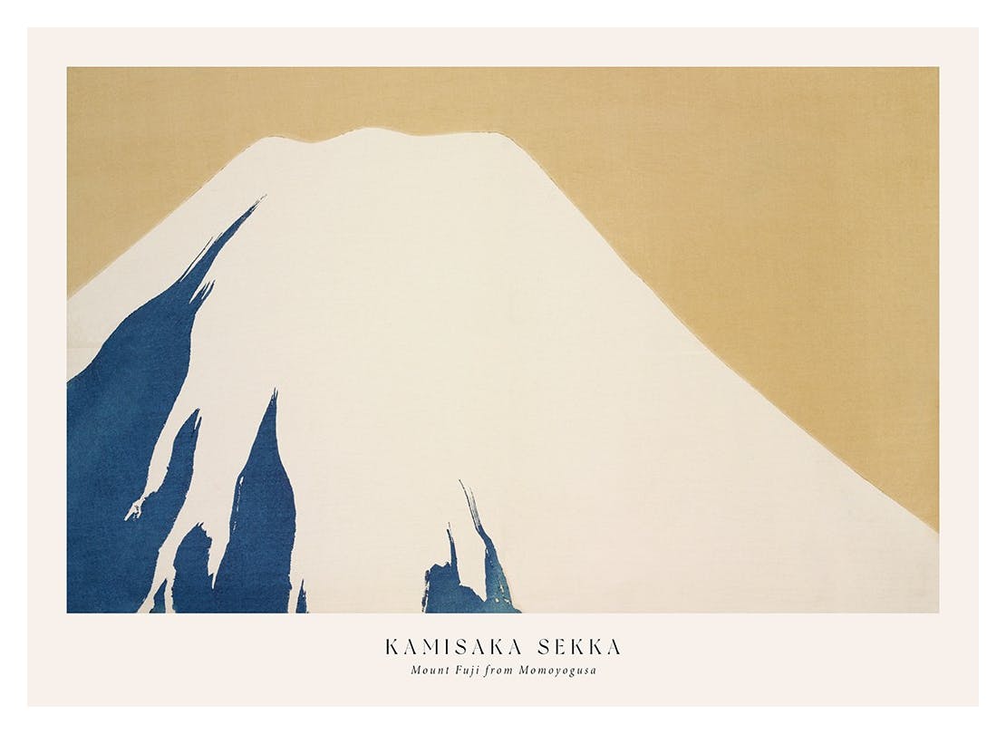 Kamisaka Sekka - Mount Fuji from Momoyogusa Print (50x70 cm)