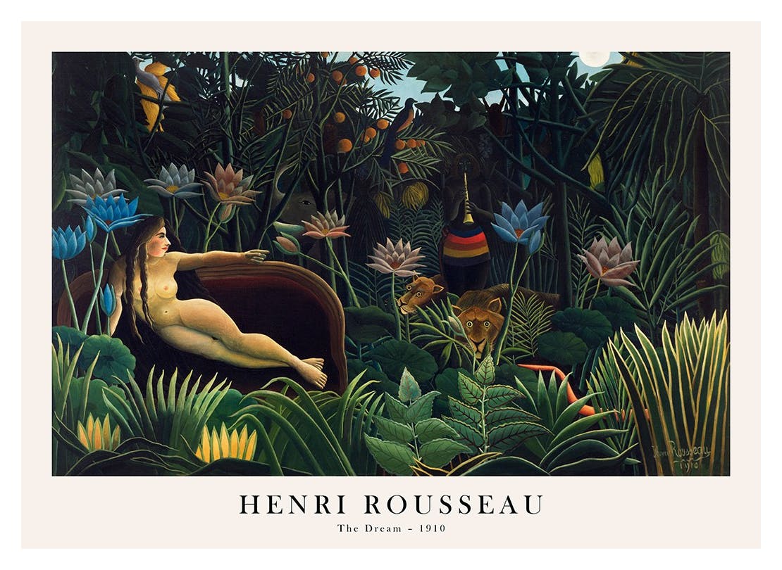 Rousseau - The Dream Poster (50x70 cm) - Rousseau Poster
