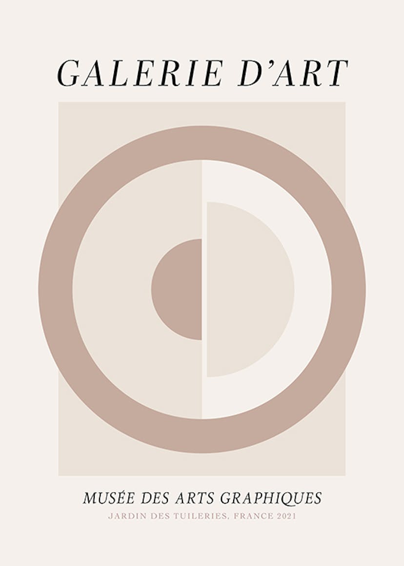 Hilma af Klint Buddha's Standpoint in the Earthly Life, No.3a Affiche