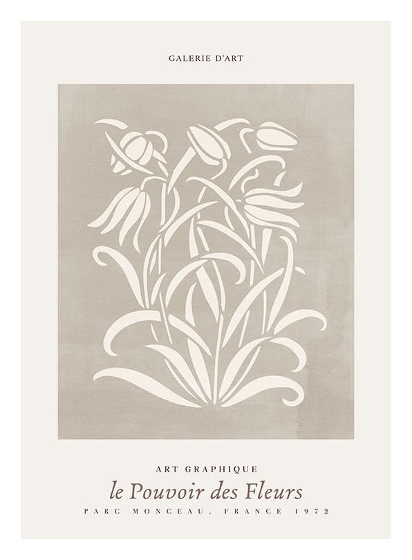 Le Pouvoir des Fleurs No2 Plakat (50x70 cm)-Plakaty