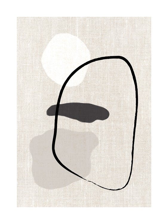 Linen Shapes No1 포스터 0