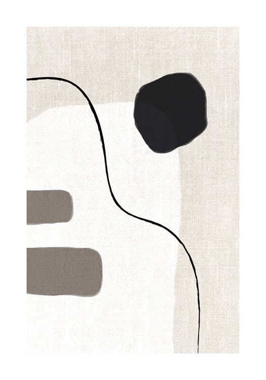 Linen Shapes No2 포스터 0