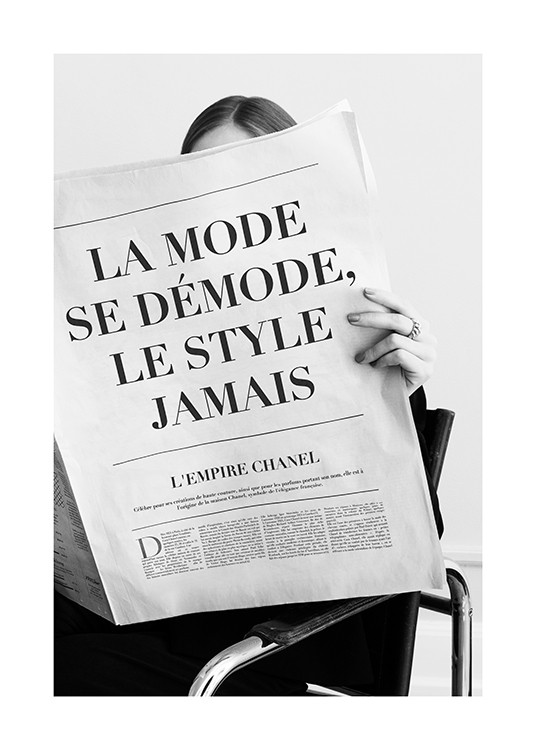 Coco Affiche - Poster Mode Coco Chanel