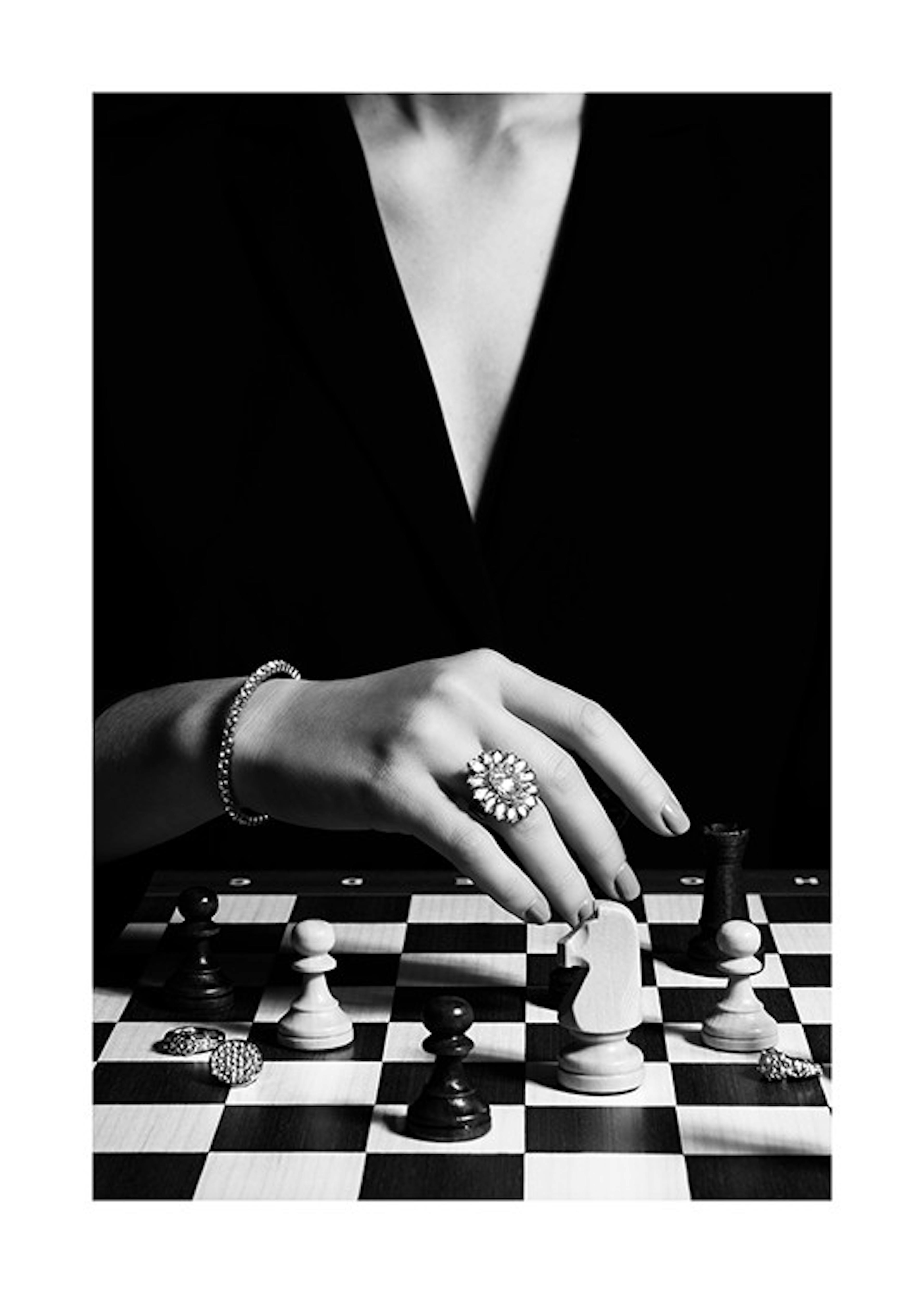 Playing Chess Poster 0
