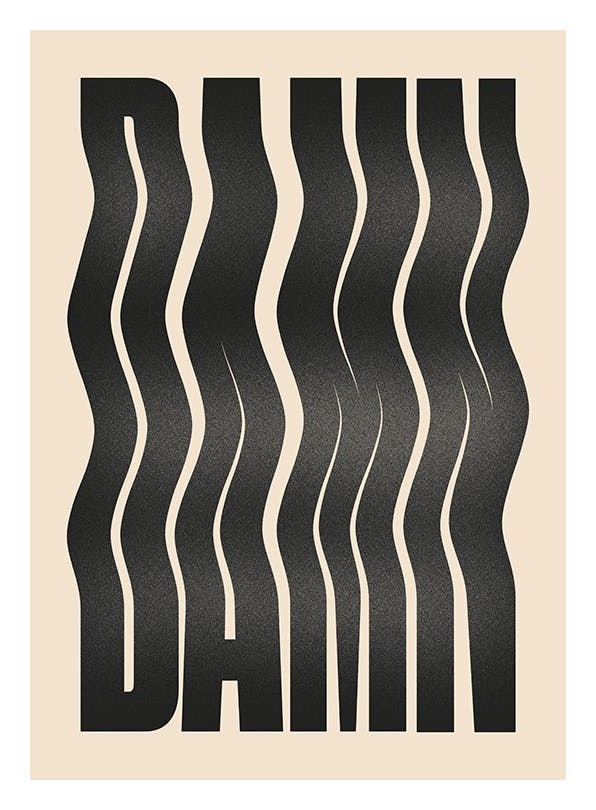 Damn Poster (30x40 cm) - Poster