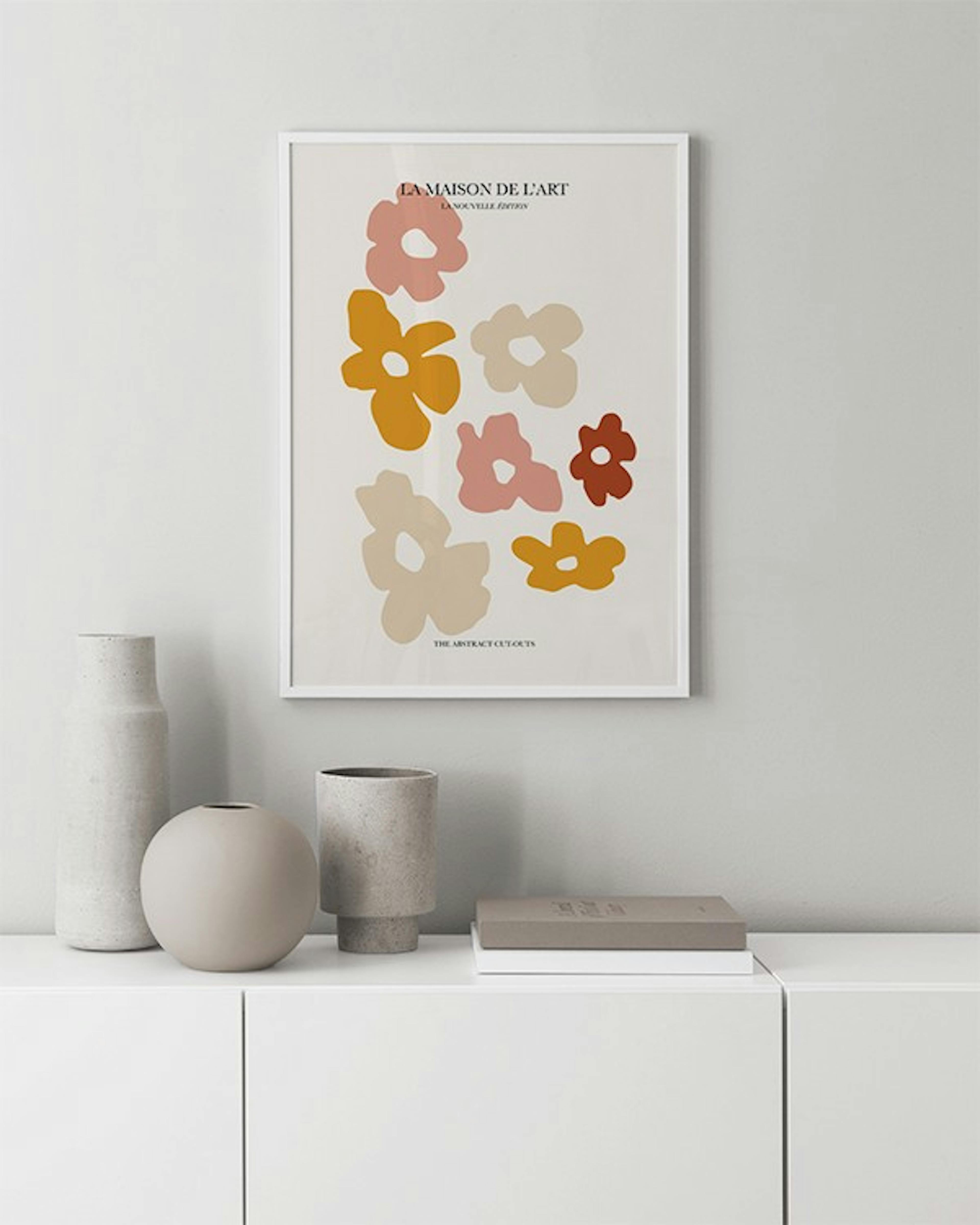 The Floral Cut-Outs Poster