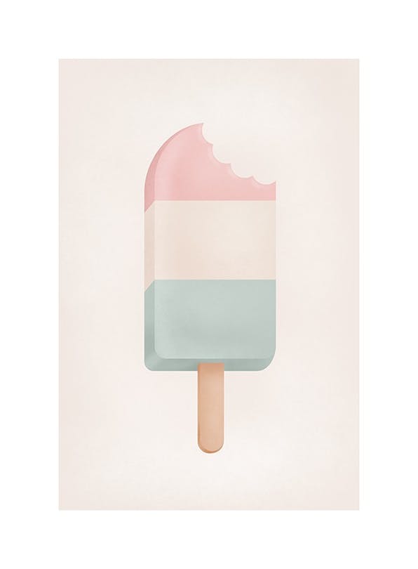Pastel Ice Cream Poster (30x40 cm)-Poster