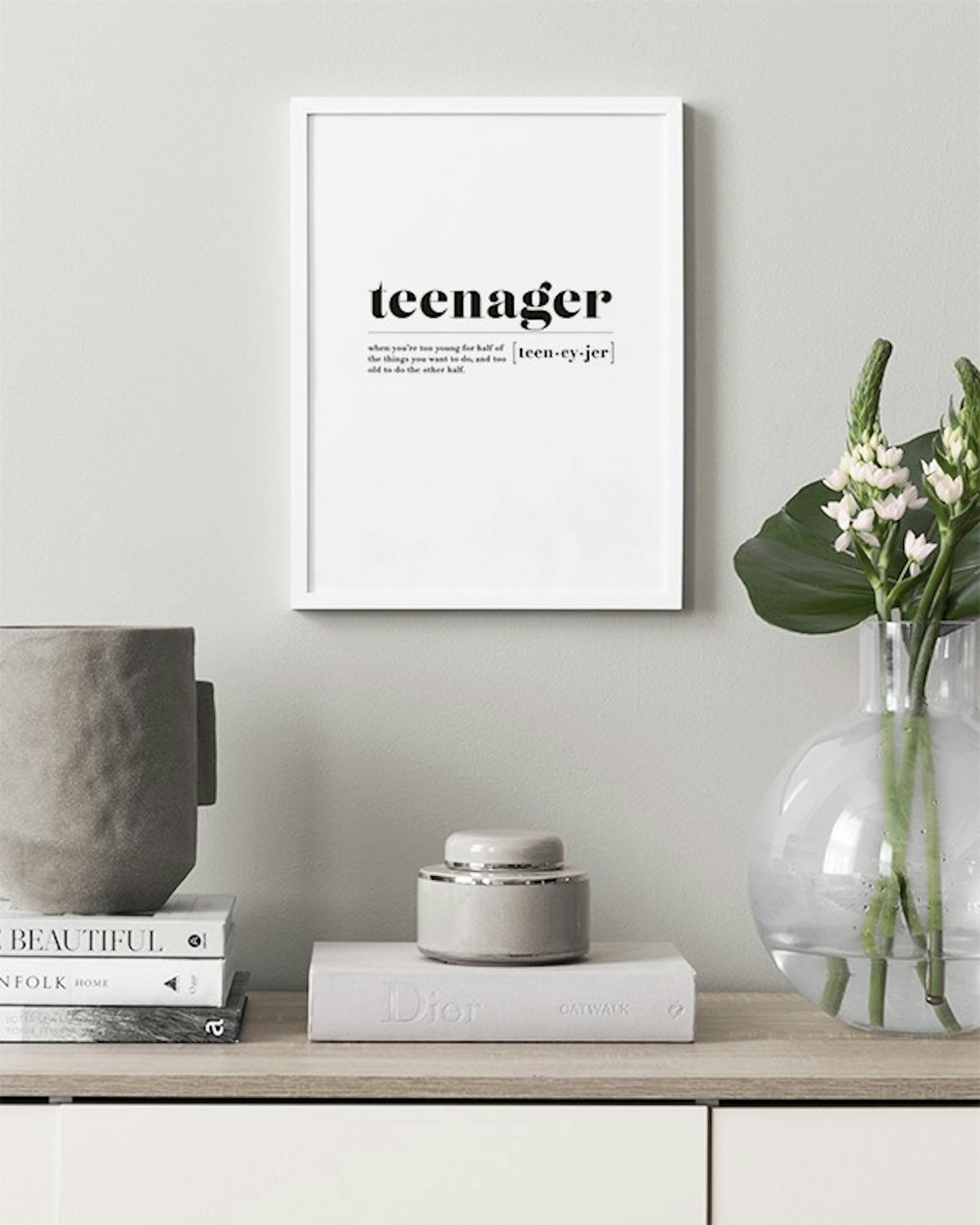 Teenager Print