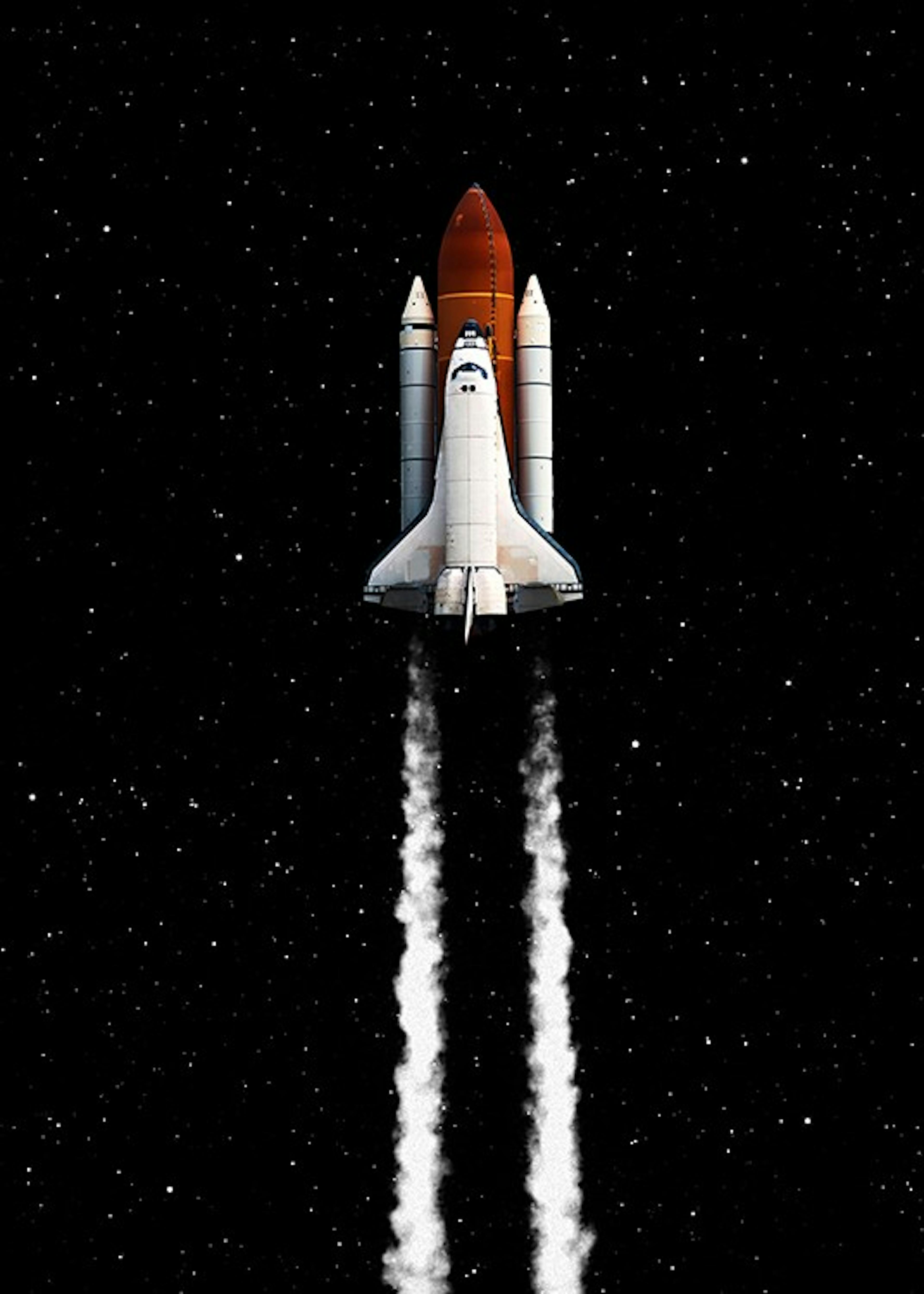 Space Shuttle Launch Print