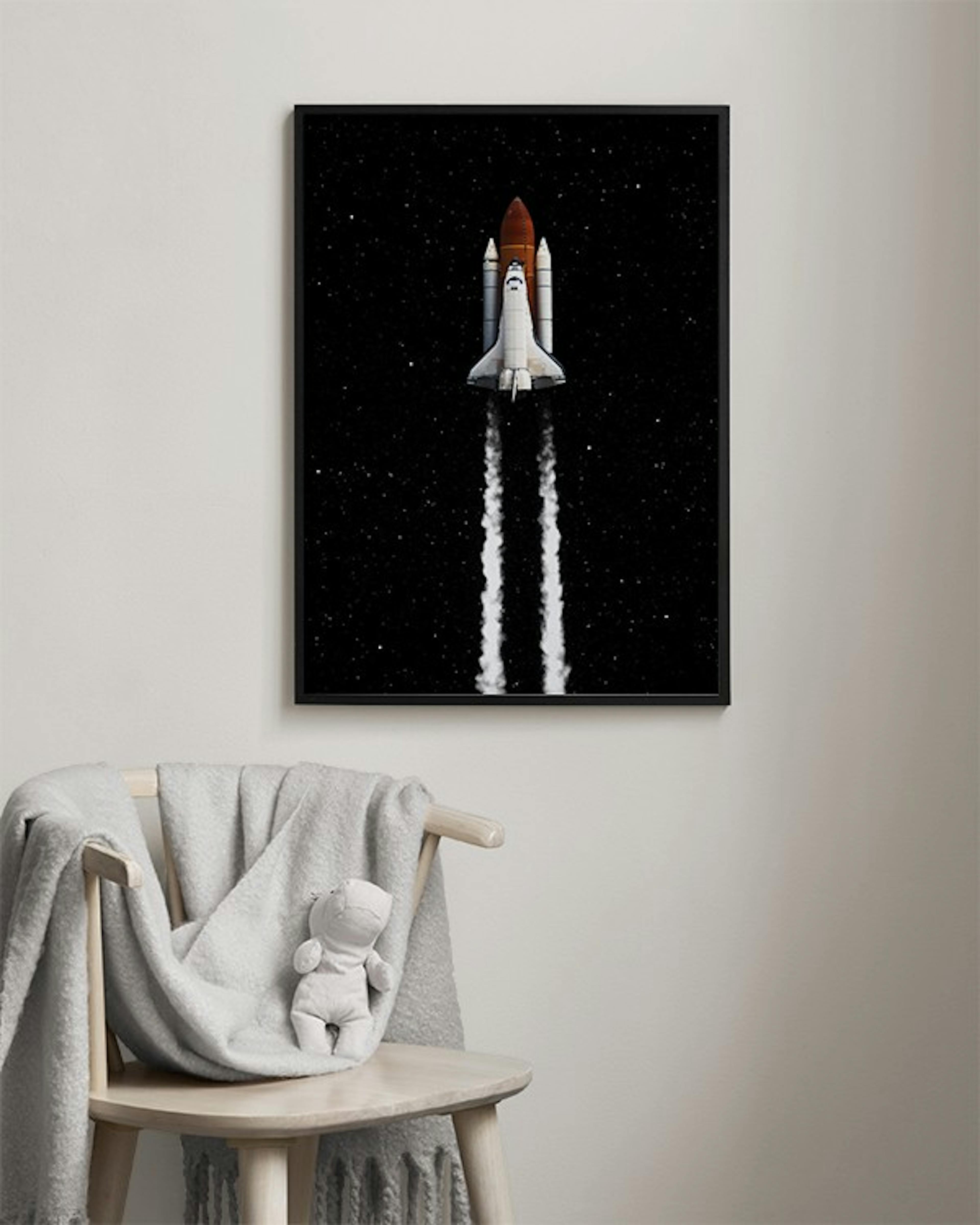 Space Shuttle Launch Poster