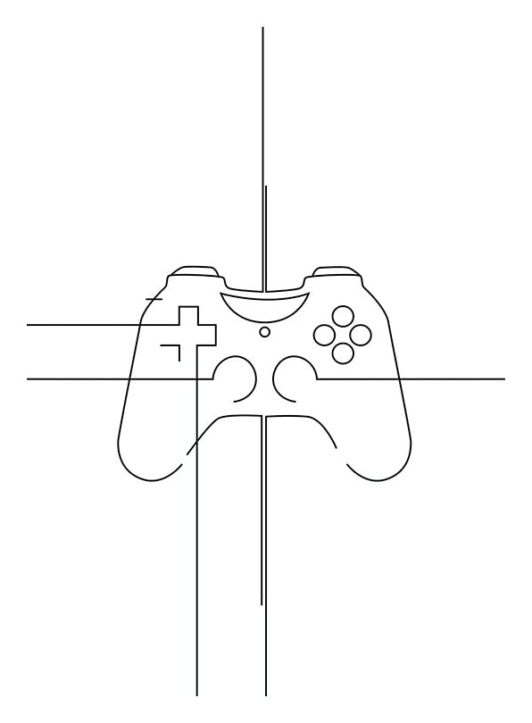 Game Controller Print (21x30 cm)