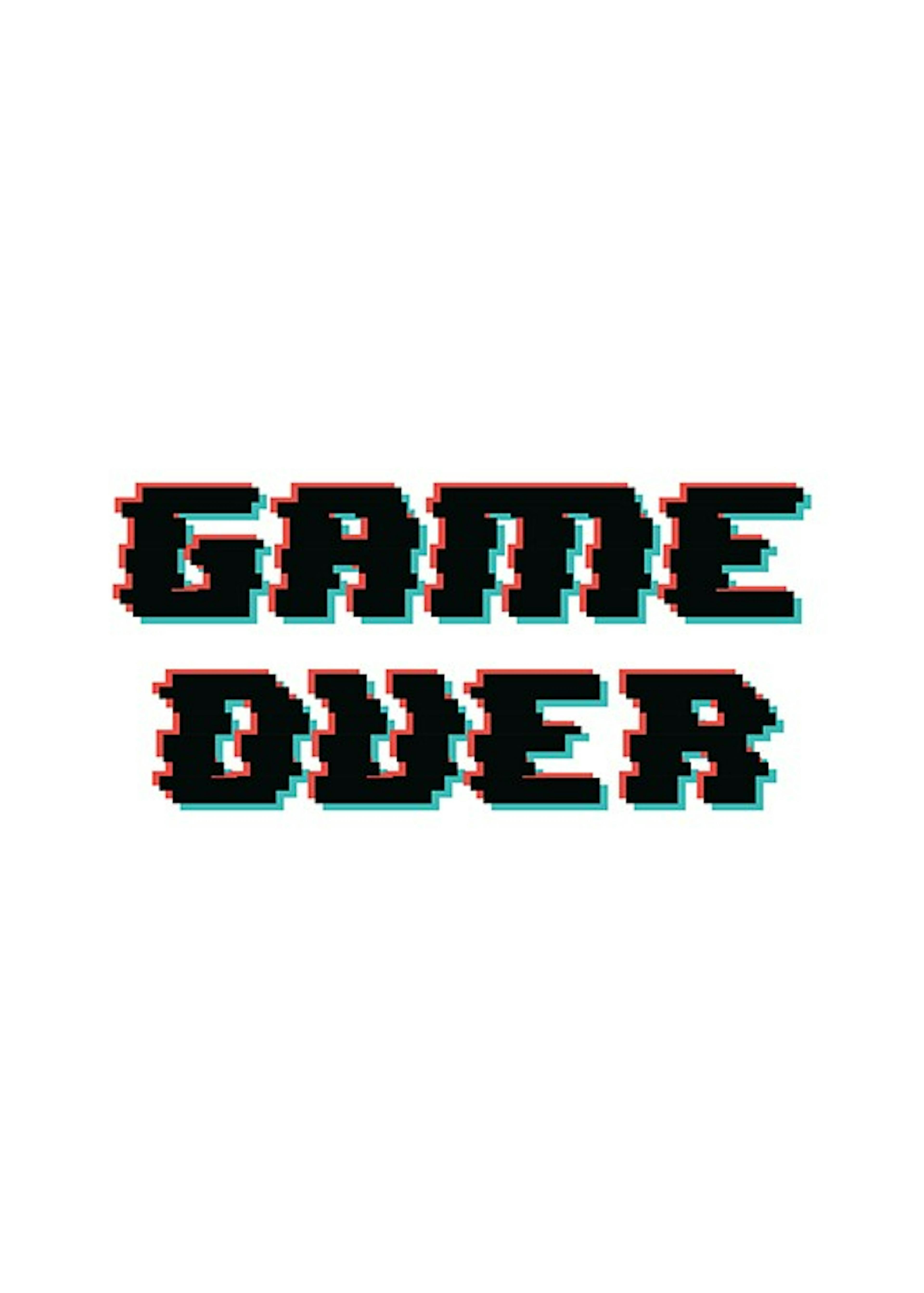 Game Over Print