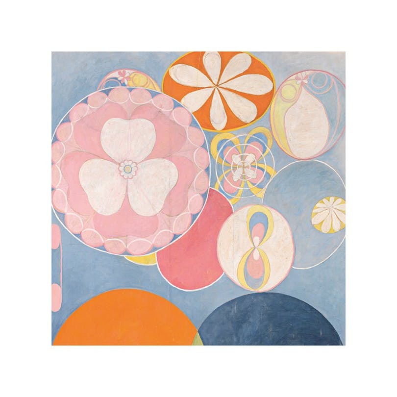 Poster -The ten largest, childhood, No.2 by Hilma Af Klint Square (50x50 cm)