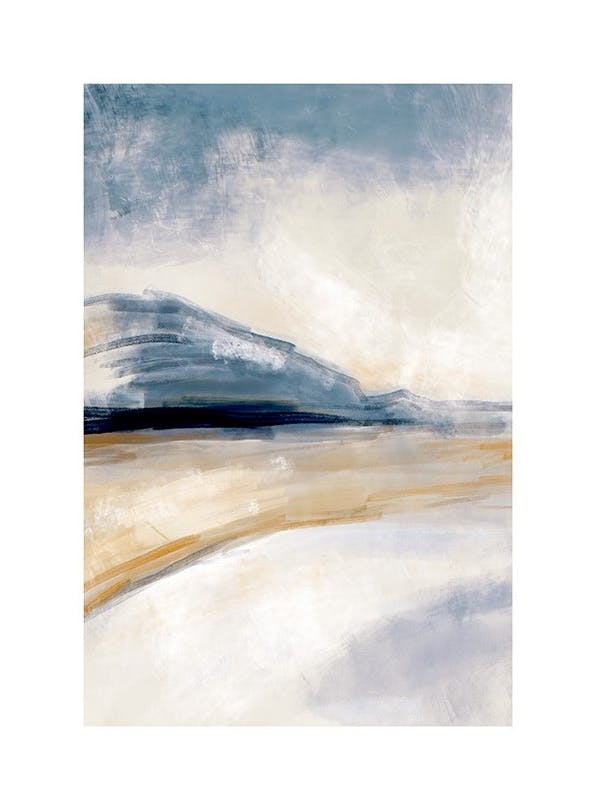 Textured Landscape No2 Affiche (50x70 cm)