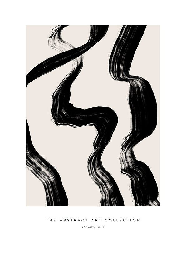Prints - The Lines No2 Print (30x40 cm) - Abstract art prints