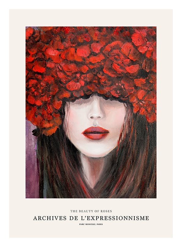 The Beauty of Roses Poster (50x70 cm)-Poster