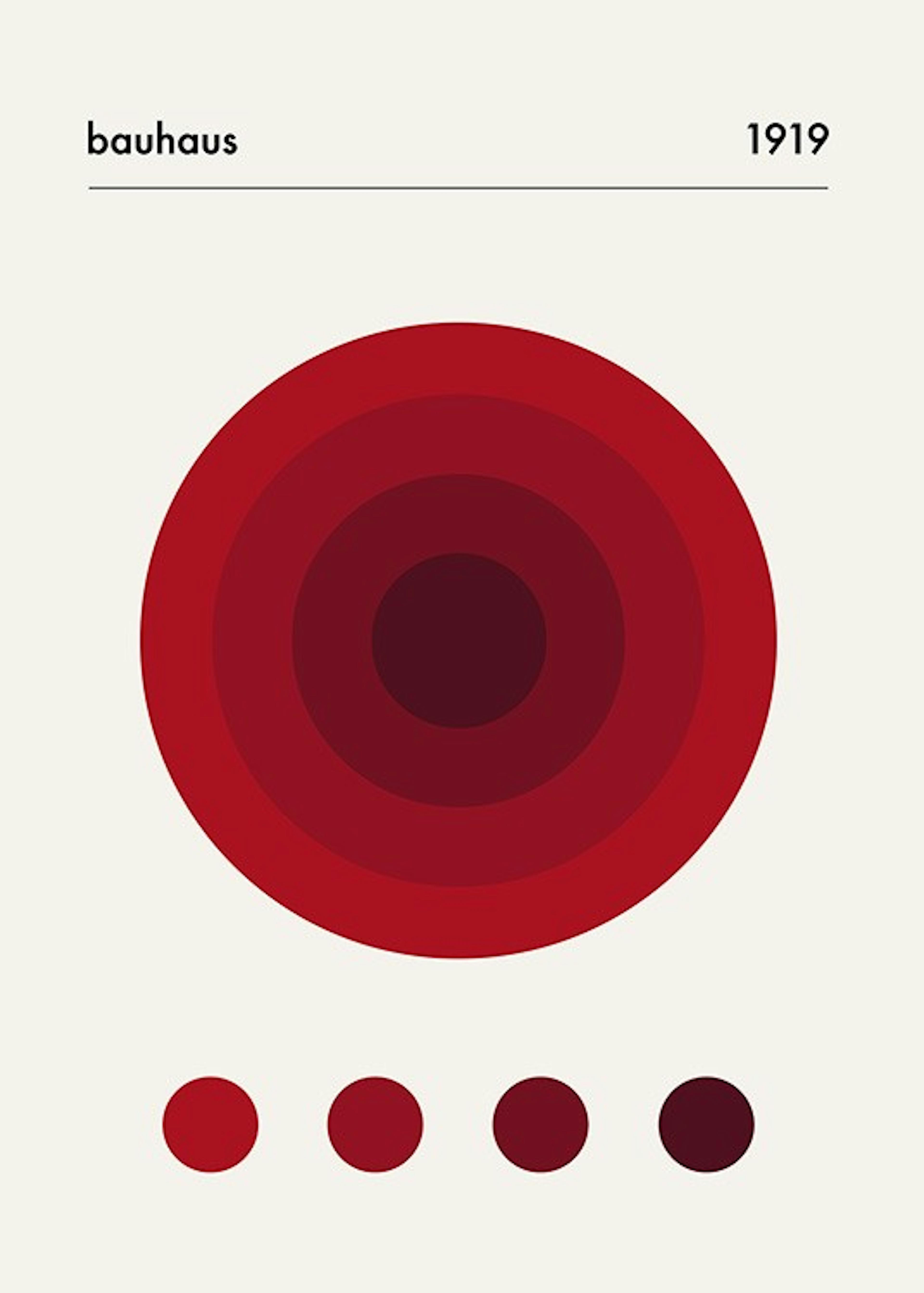 Red Bauhaus Plakat 0