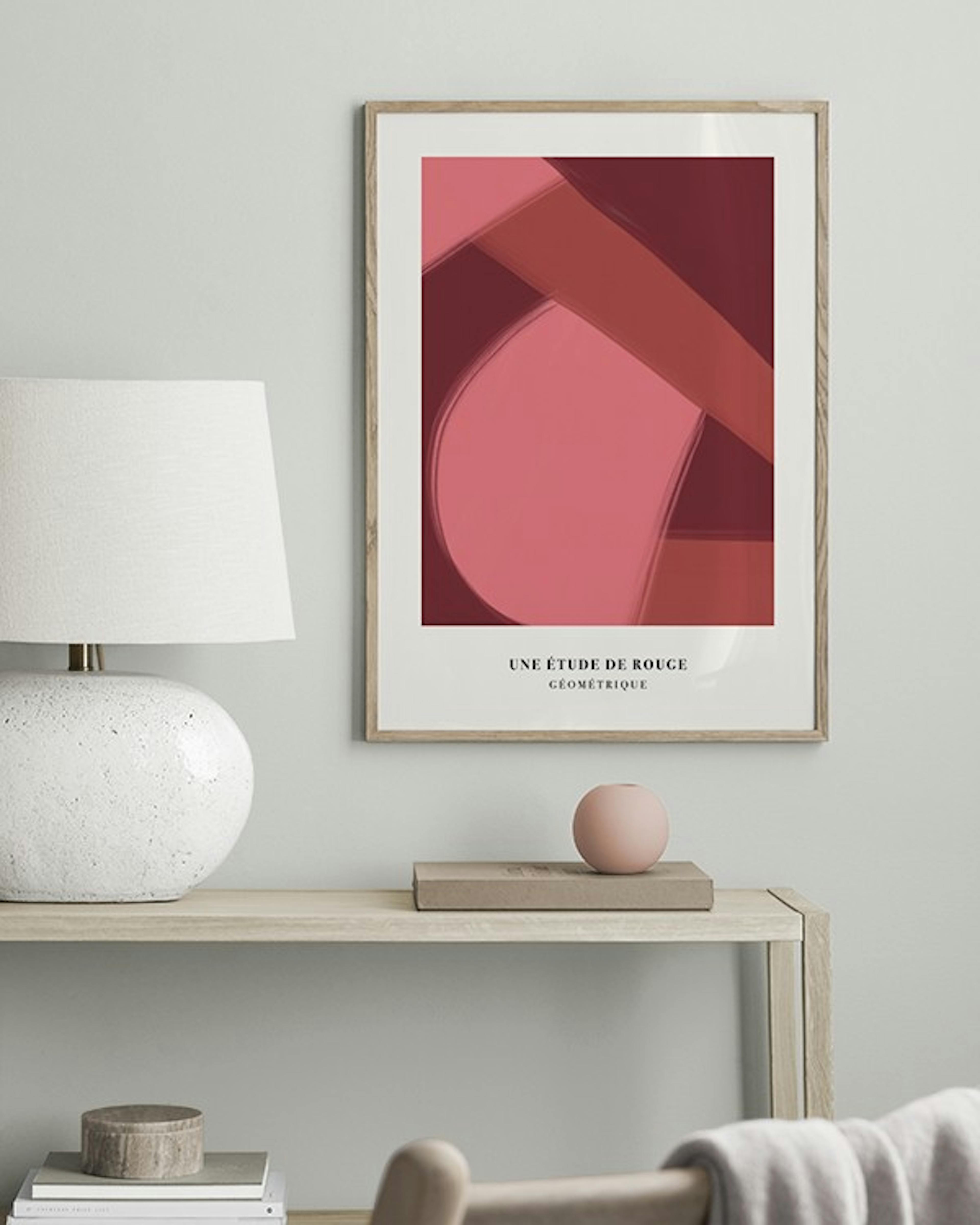 Etude de Rouge Print