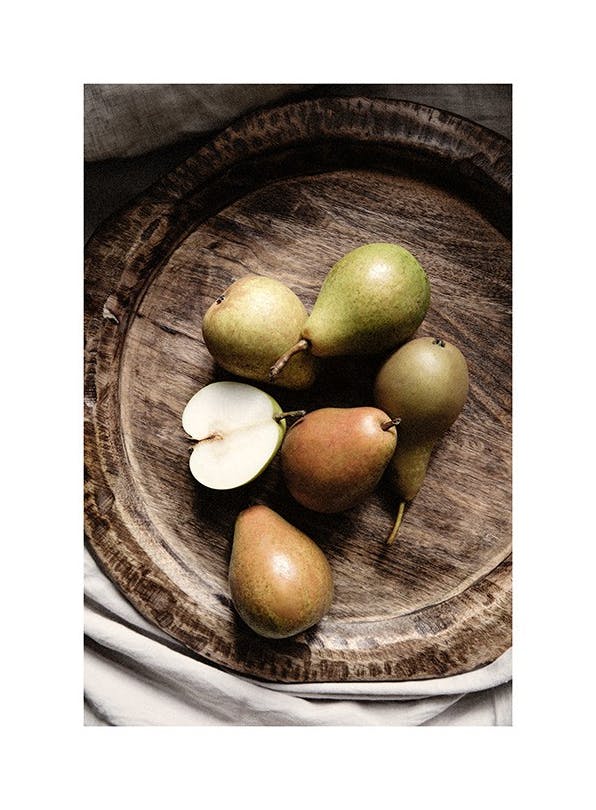 Moody Pears No1 Poster (21x30 cm) - Poster